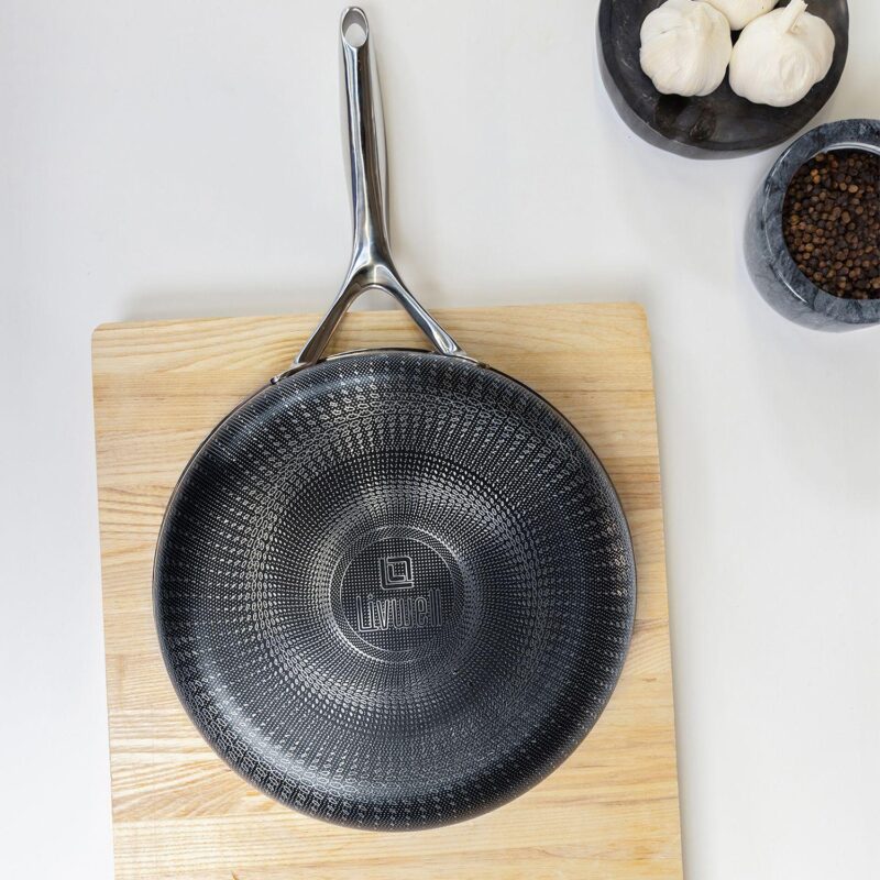 Livwell DiamondClad 10-in. Hybrid Nonstick Stainless Steel Frying Pan - Image 2