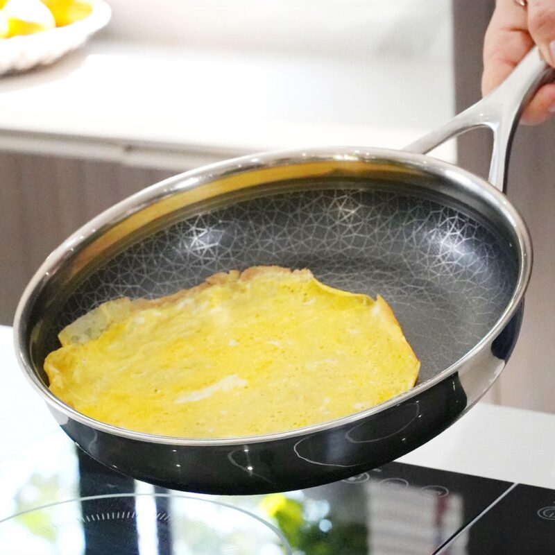 Livwell DiamondClad 10-in. Hybrid Nonstick Stainless Steel Frying Pan - Image 7
