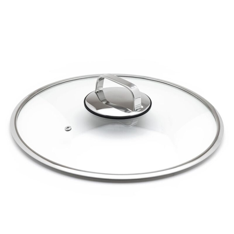 Livwell DiamondClad 14-in. Hybrid Nonstick Stainless Steel Everything Pan Set w/ Tempered Glass Lid - Image 4