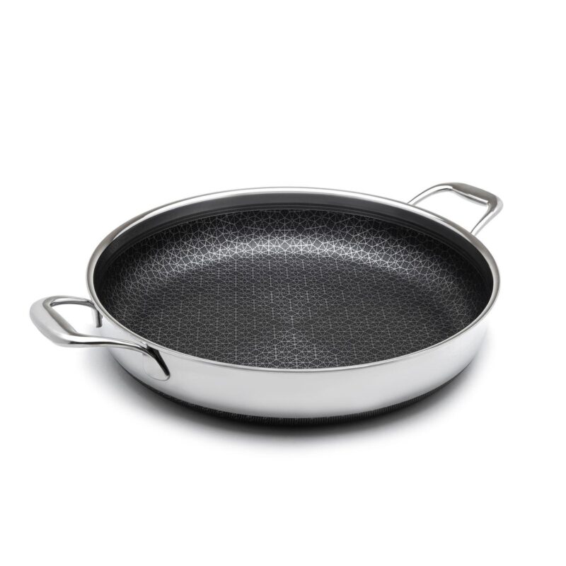 Livwell DiamondClad 14-in. Hybrid Nonstick Stainless Steel Everything Pan Set w/ Tempered Glass Lid - Image 5