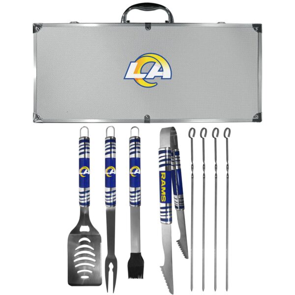 Los Angeles Rams Tailgater 8-Piece BBQ Grill Set