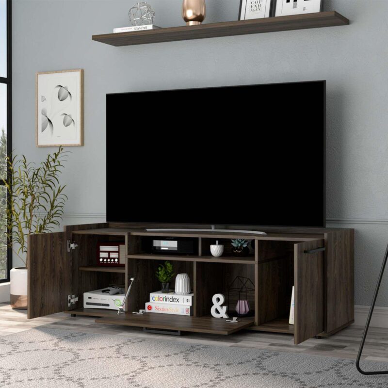 Lyon Tv Stand For Tvs Up 55 , One Cabinet, Double Door - Image 4