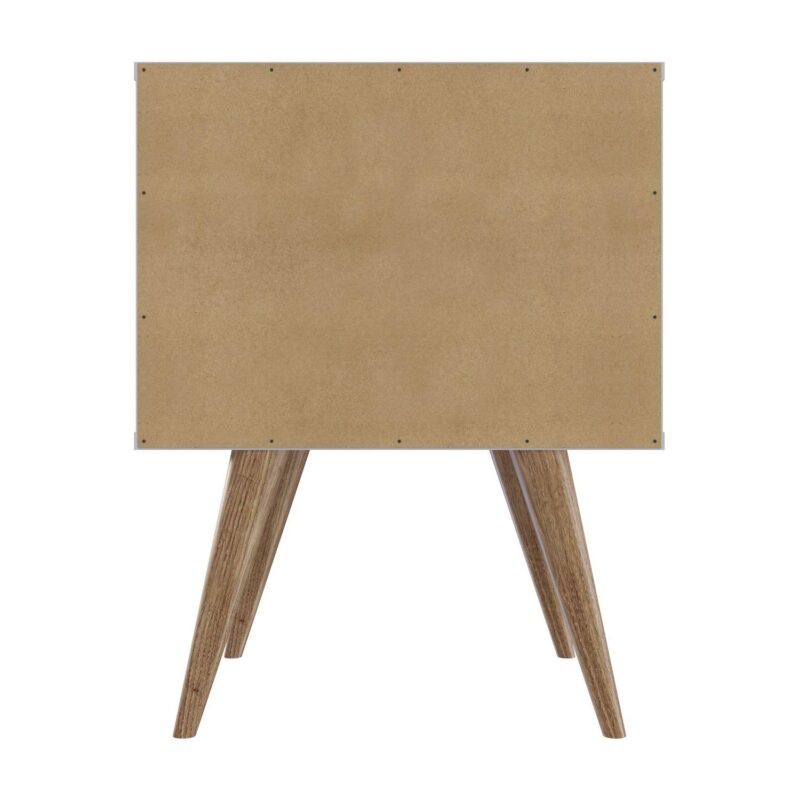 MANHATTAN COMFORT Amber 2-Drawer Nightstand Table 2-piece Set - Image 7
