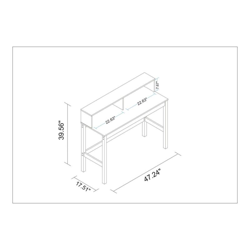 MANHATTAN COMFORT Bowery Desk - Image 8