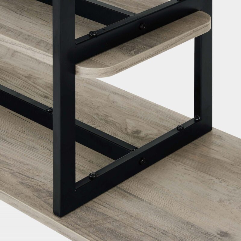 MANHATTAN COMFORT Celine 70.86  Modern 3-Shelf Console Table - Image 8