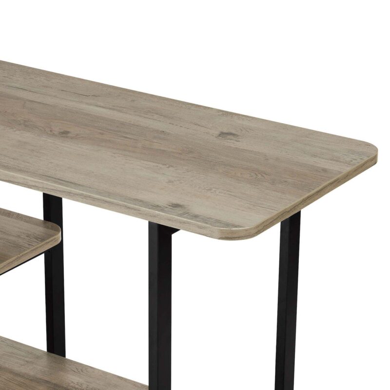 MANHATTAN COMFORT Celine 70.86  Modern 3-Shelf Console Table - Image 7