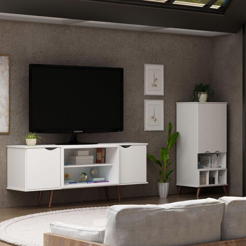 MANHATTAN COMFORT Hampton 62.99  TV Stand - Image 2