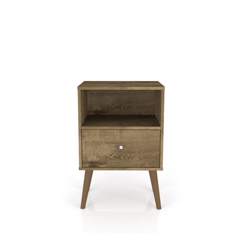 MANHATTAN COMFORT Liberty Mid-Century Modern Nightstand Table - Image 17