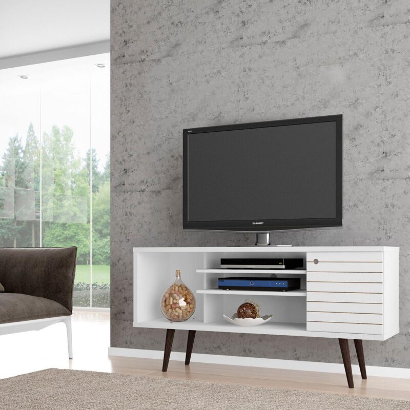 MANHATTAN COMFORT Liberty 53  Mid-Century Modern TV Stand - Image 2