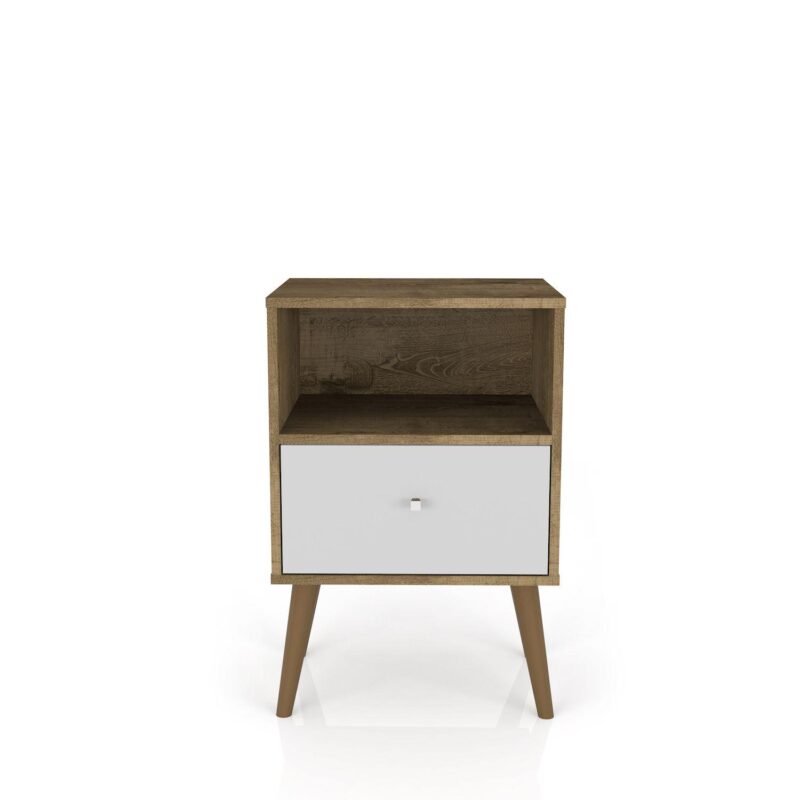 MANHATTAN COMFORT Liberty Mid-Century Modern Nightstand Table - Image 19
