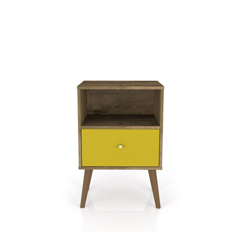 MANHATTAN COMFORT Liberty Mid-Century Modern Nightstand Table - Image 18