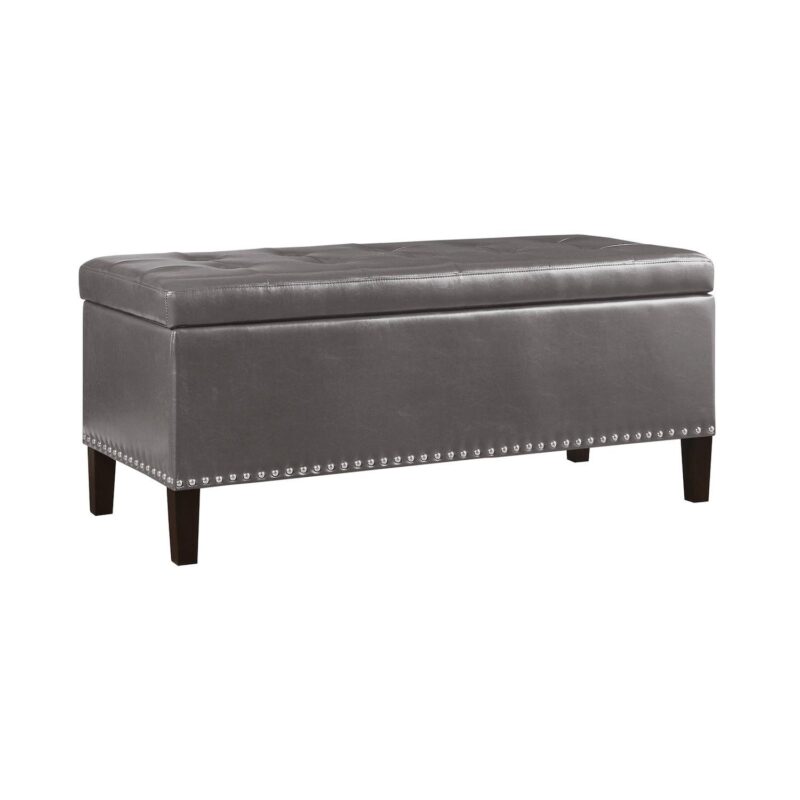 Madison Park Frances Tufted Storage Ottoman - Image 12