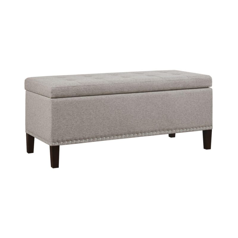 Madison Park Frances Tufted Storage Ottoman - Image 8