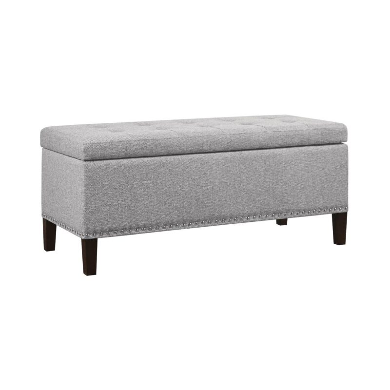 Madison Park Frances Tufted Storage Ottoman - Image 15