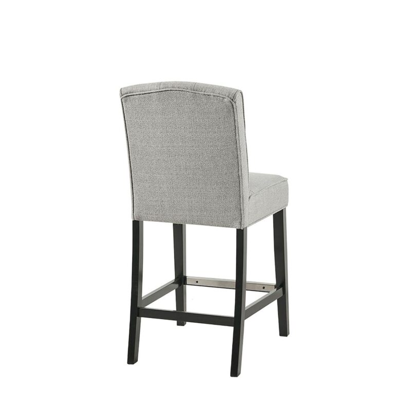 Madison Park Misha 26-in. Button Tufted Back Upholstered Counter Stool - Image 4