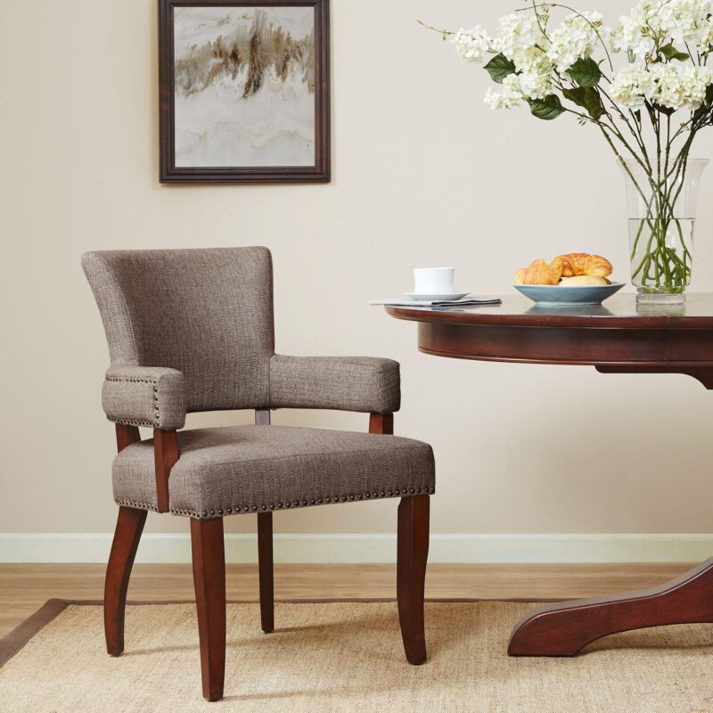 Madison Park Parler Arm Dining Chair - Image 10