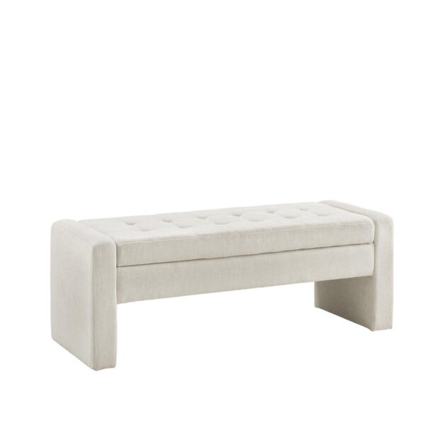 Madison Park Payden Tufted Storage Ottoman