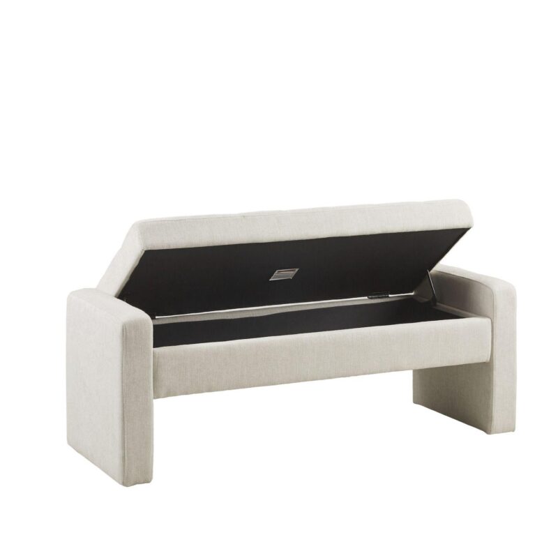 Madison Park Payden Tufted Storage Ottoman - Image 5