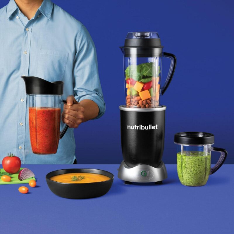 Magic Bullet Nutribullet RX Blender Smart Technology with Auto Start and Stop - 10 Piece Set - Image 16