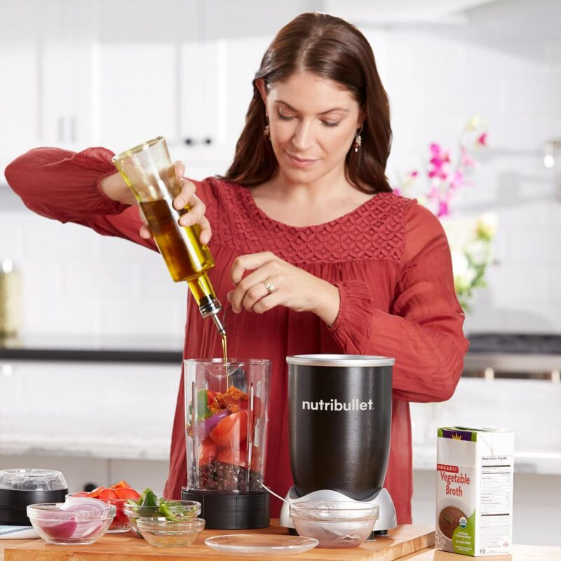 Magic Bullet Nutribullet RX Blender Smart Technology with Auto Start and Stop - 10 Piece Set - Image 15
