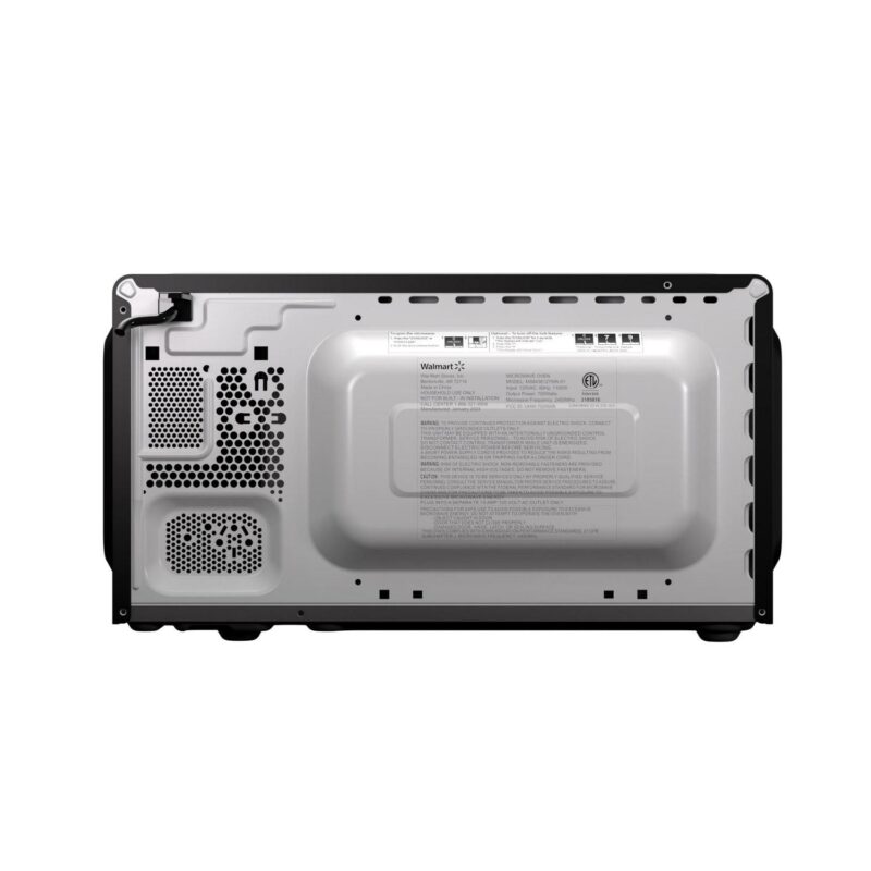 Mainstays 0.7 Cu ft Countertop Microwave Oven, 700 Watts, Black - Image 10