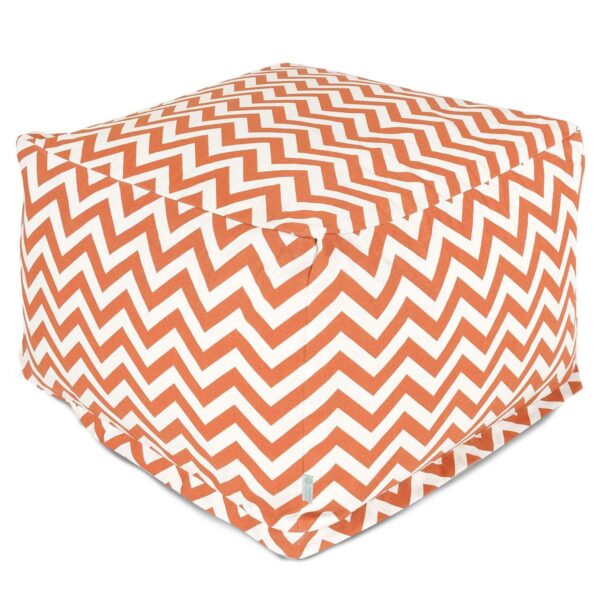 Majestic Home Goods Chevron Indoor Outdoor Large Ottoman