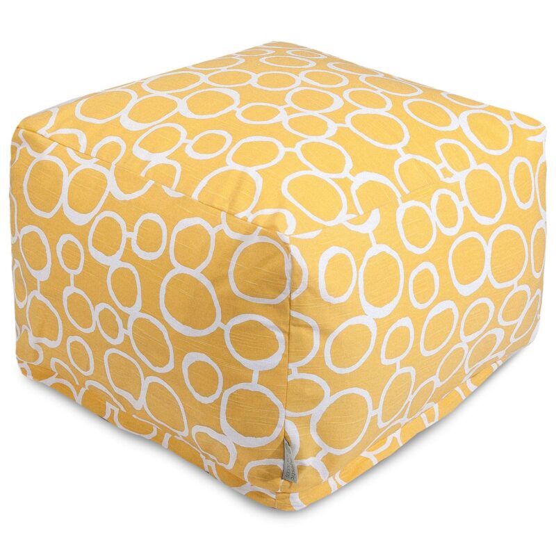 Majestic Home Goods Fusion Pouf Ottoman - Image 3