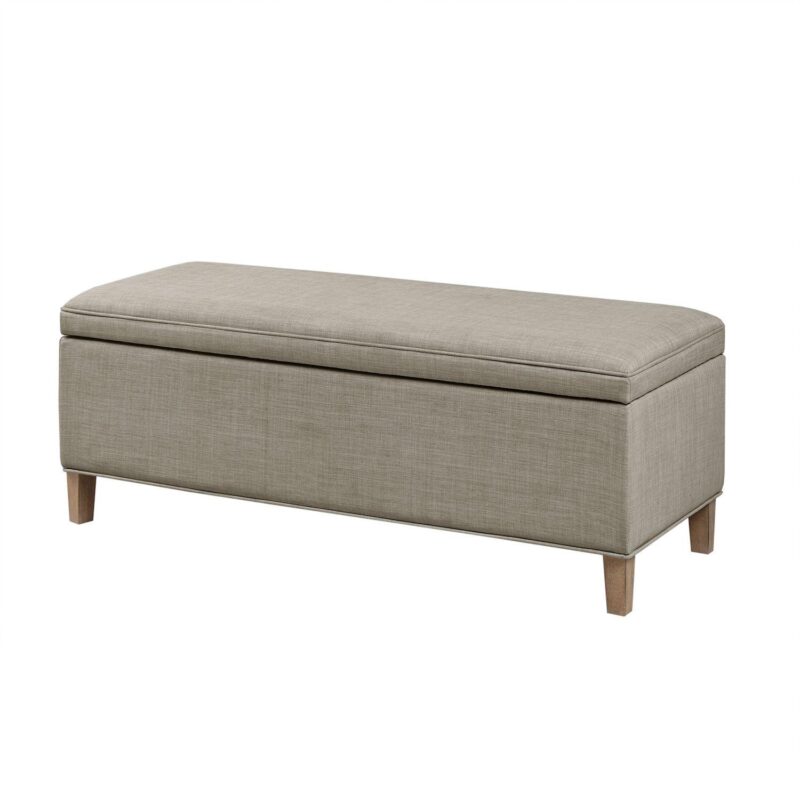 Martha Stewart Caymus Upholstered Storage Ottoman - Image 5