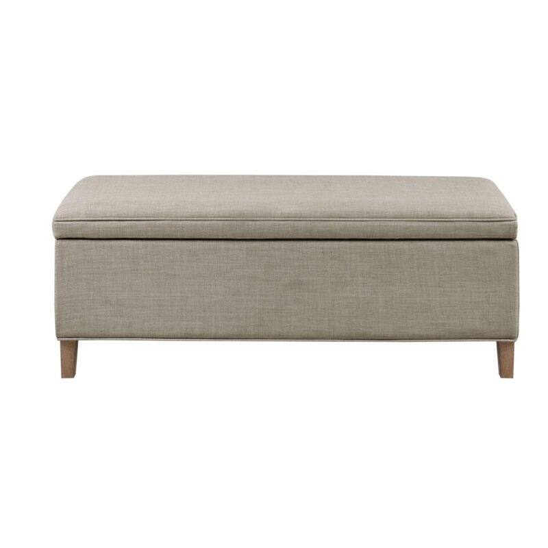 Martha Stewart Caymus Upholstered Storage Ottoman - Image 3
