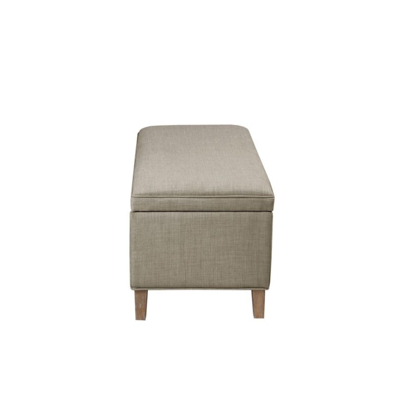 Martha Stewart Caymus Upholstered Storage Ottoman - Image 4