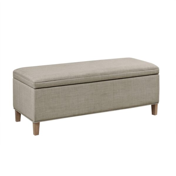 Martha Stewart Caymus Upholstered Storage Ottoman