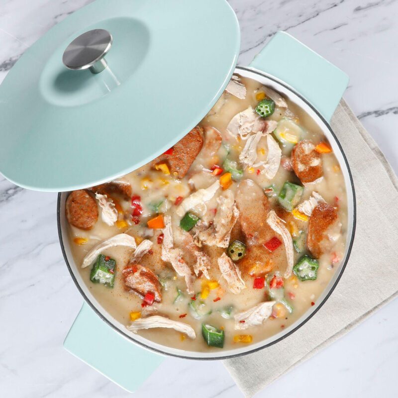 Martha Stewart Eastholm 5 Qt. Enameled Cast Iron Dutch Oven - Image 16