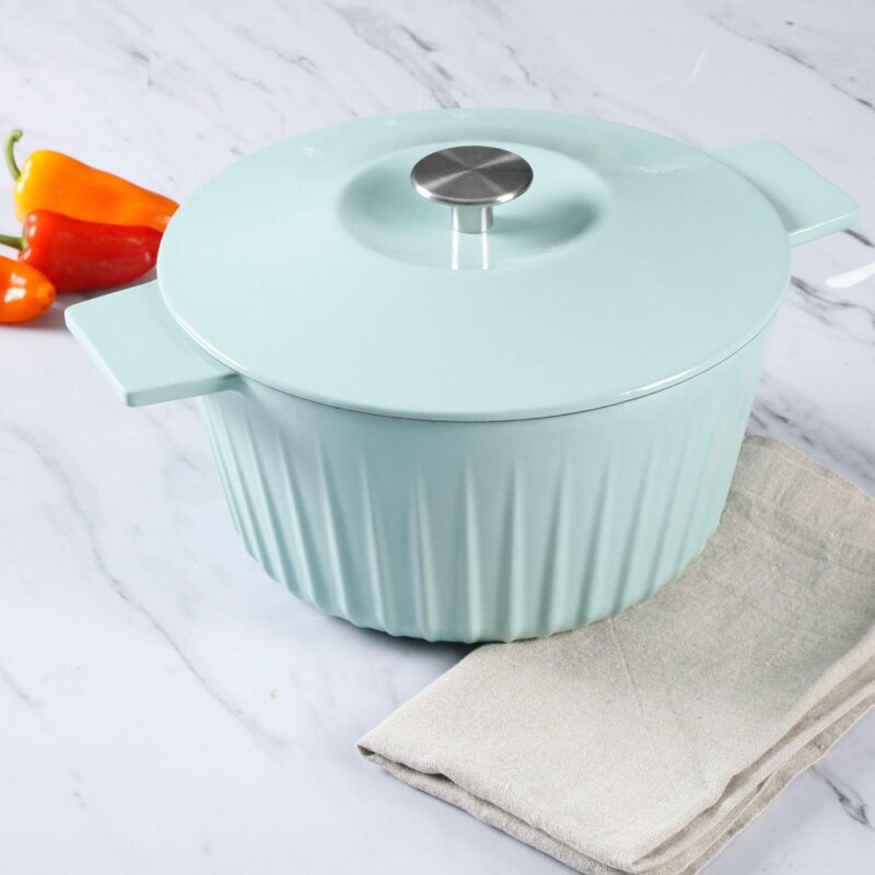 Martha Stewart Eastholm 5 Qt. Enameled Cast Iron Dutch Oven - Image 17