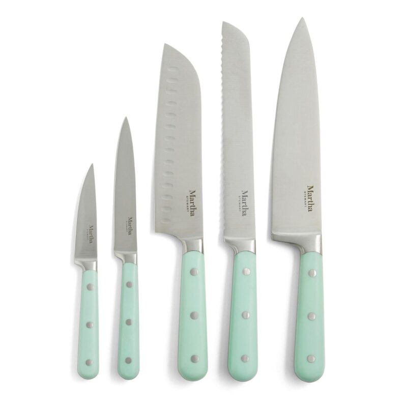 Martha Stewart Eastwalk 14-Piece Matte Knife Block Cutlery Set - Image 3