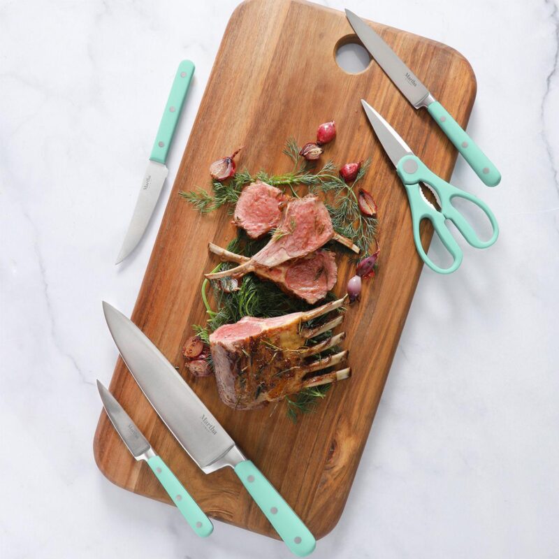 Martha Stewart Eastwalk 14-Piece Matte Knife Block Cutlery Set - Image 8