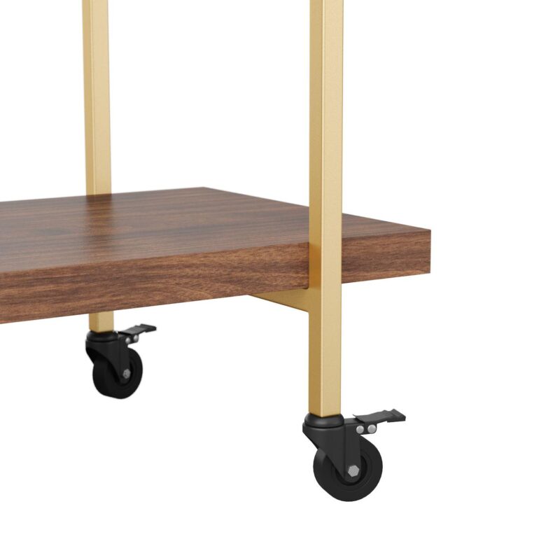 Martha Stewart Liam 2-Tier Mobile Office Storage and Printer Cart - Image 10