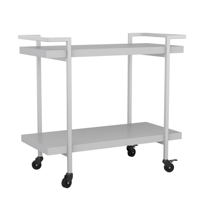 Martha Stewart Liam 2-Tier Mobile Office Storage and Printer Cart - Image 13