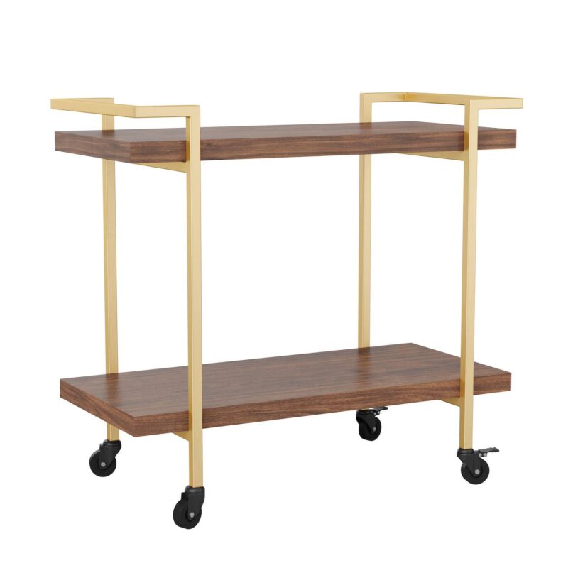 Martha Stewart Liam 2-Tier Mobile Office Storage and Printer Cart - Image 14