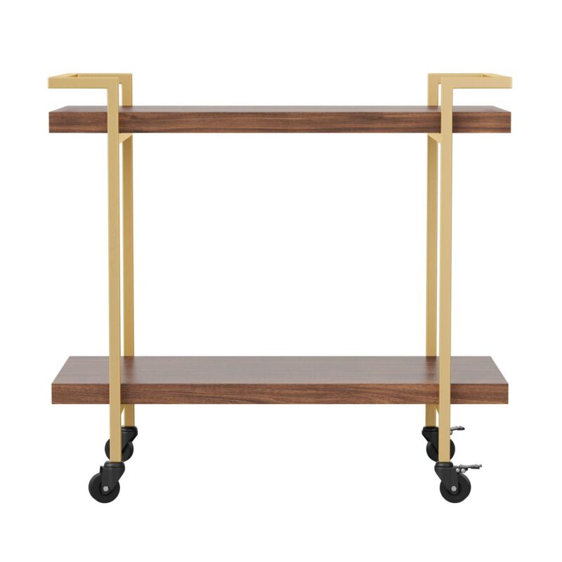 Martha Stewart Liam 2-Tier Mobile Office Storage and Printer Cart - Image 3