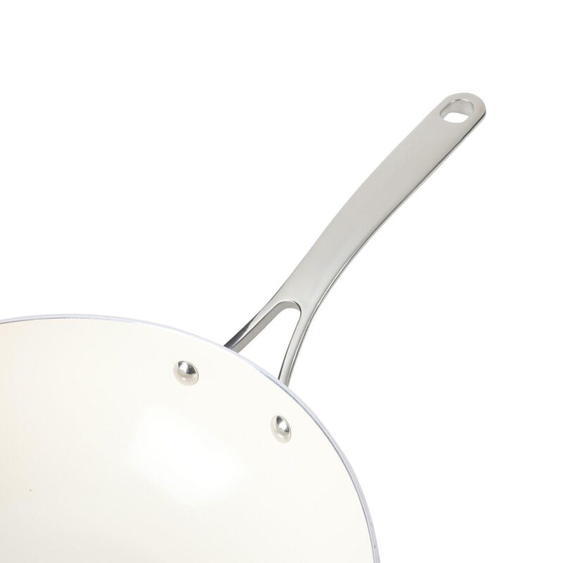 Martha Stewart Lockton 12 in. Ceramic Nonstick Multipurpose Wok Frying Pan - Image 3