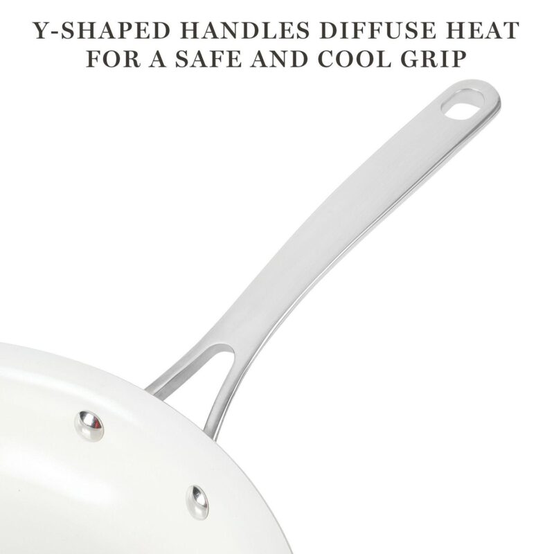 Martha Stewart Lockton 12 in. Ceramic Nonstick Multipurpose Wok Frying Pan - Image 8