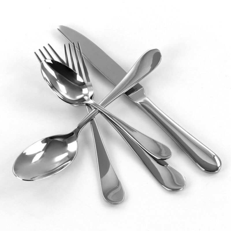 Martha Stewart Sutton 20 Piece Stainless Steel Flatware Set - Image 3