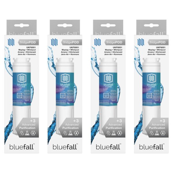 Maytag UKF8001 4PK Refrigerator Water Filter Compatible by BlueFall