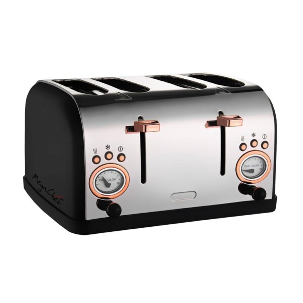 MegaChef 4-Slice Wide Slot Toaster