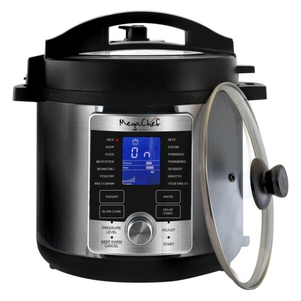 MegaChef 6-qt. Stainless Steel Digital Pressure Cooker