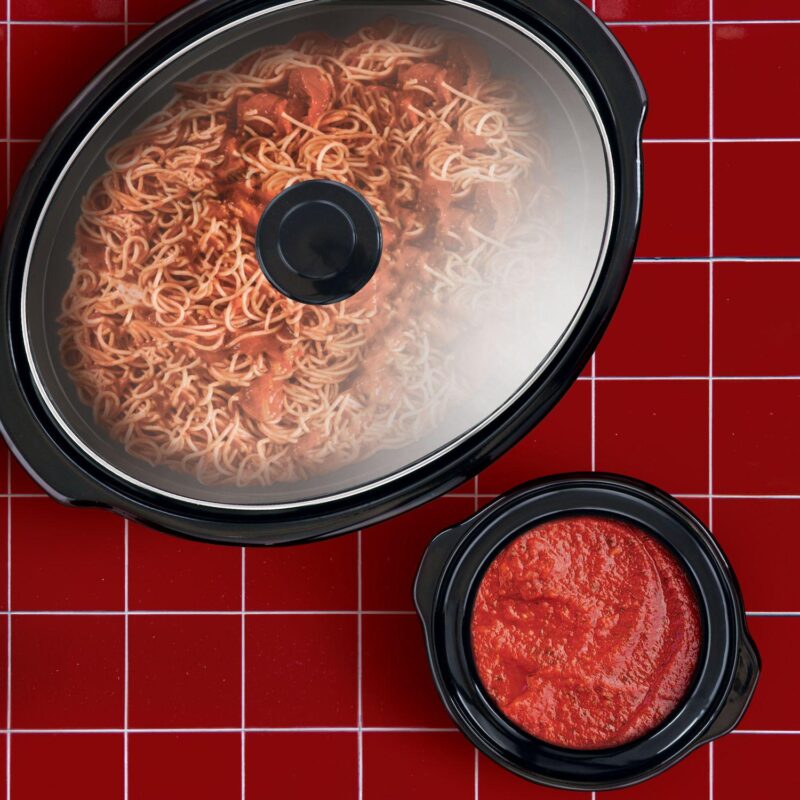 MegaChef 8-qt. Slow Cooker and Mini 0.6-qt. Warmer Set - Image 2