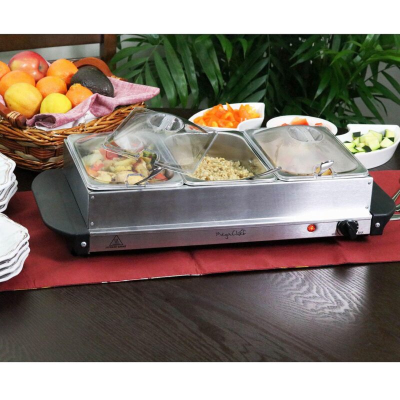 MegaChef Buffet Server and Food Warmer - Image 3