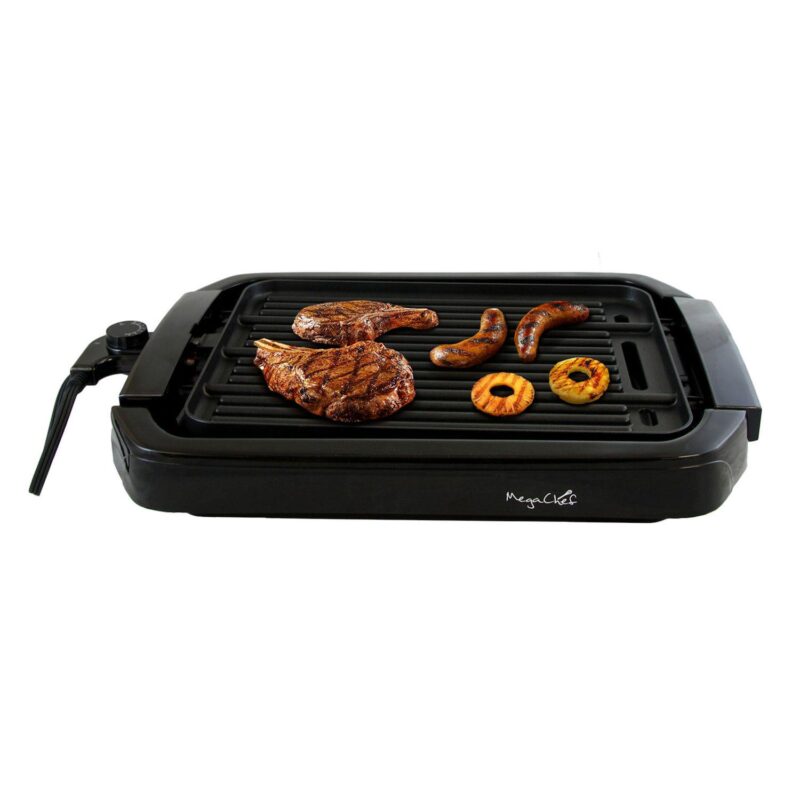 MegaChef Dual-Surface Reversible Indoor Grill and Griddle - Image 2