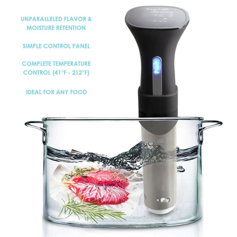 MegaChef Immersion Circulation Precision Sous-Vide Cooker with Digital Touchscreen - Image 2