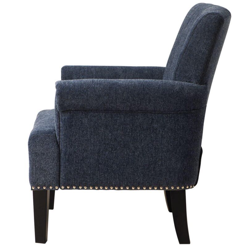 Merax Accent Rivet Tufted Polyester Armchair - Image 4